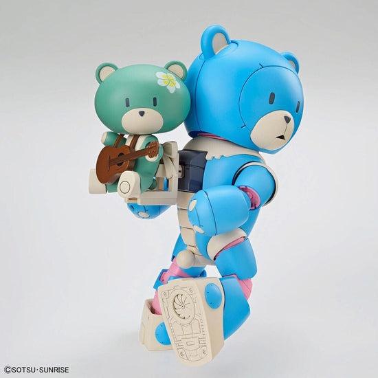 1/144 HGGBM #09 Beargguy Ohana and AloHaro from Gundam Build Metaverse Snap-Together Plastic Model Kit (BAS2692443)