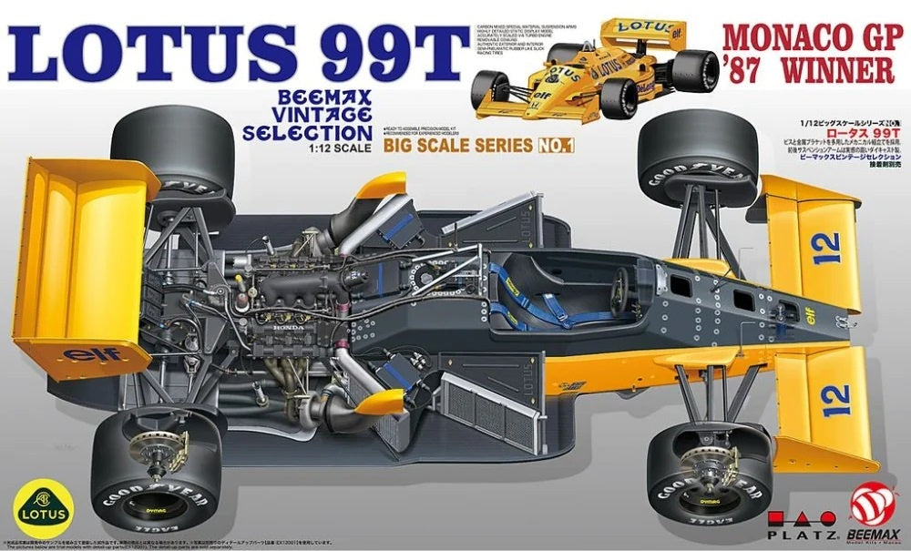 1/12 Lotus 99T Plastic Model Kit (PAZBX12001)