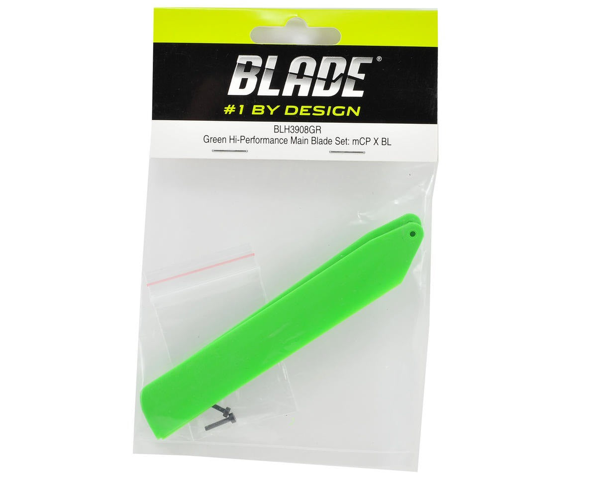 Hi-Performance Main Blade Set for mCP X BL (Green) (BLH3908GR)