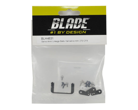 Servo Arm, Linkage Balls, and Tail Servo Mount for 270 CFX and Fusion 270 (BLH4831)