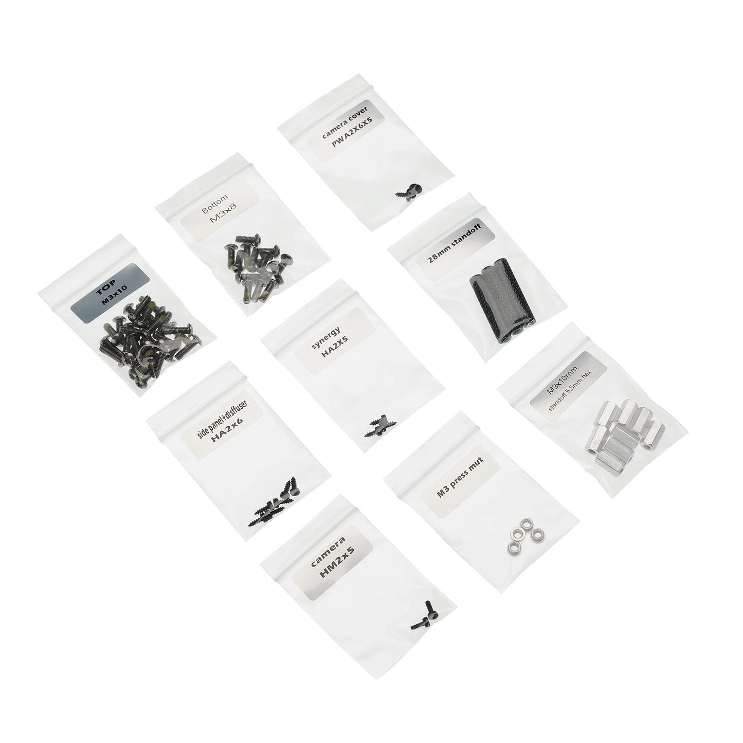 Crash Kit 5 Screws and Standoffs for Vortex 230 (BLH9268)