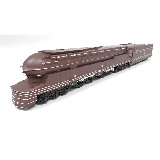 HO Smoke PRR S1 6-4-4-6 Duplex Locomotive #6100 Tuscan Red Fantasy Paint (BLI4378)