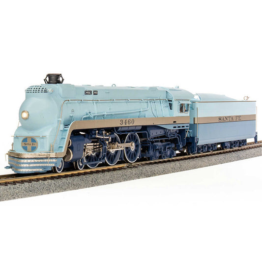 HO ATSF Blue Goose Locomotive 3460 Early 1939 Model (BLI7392)