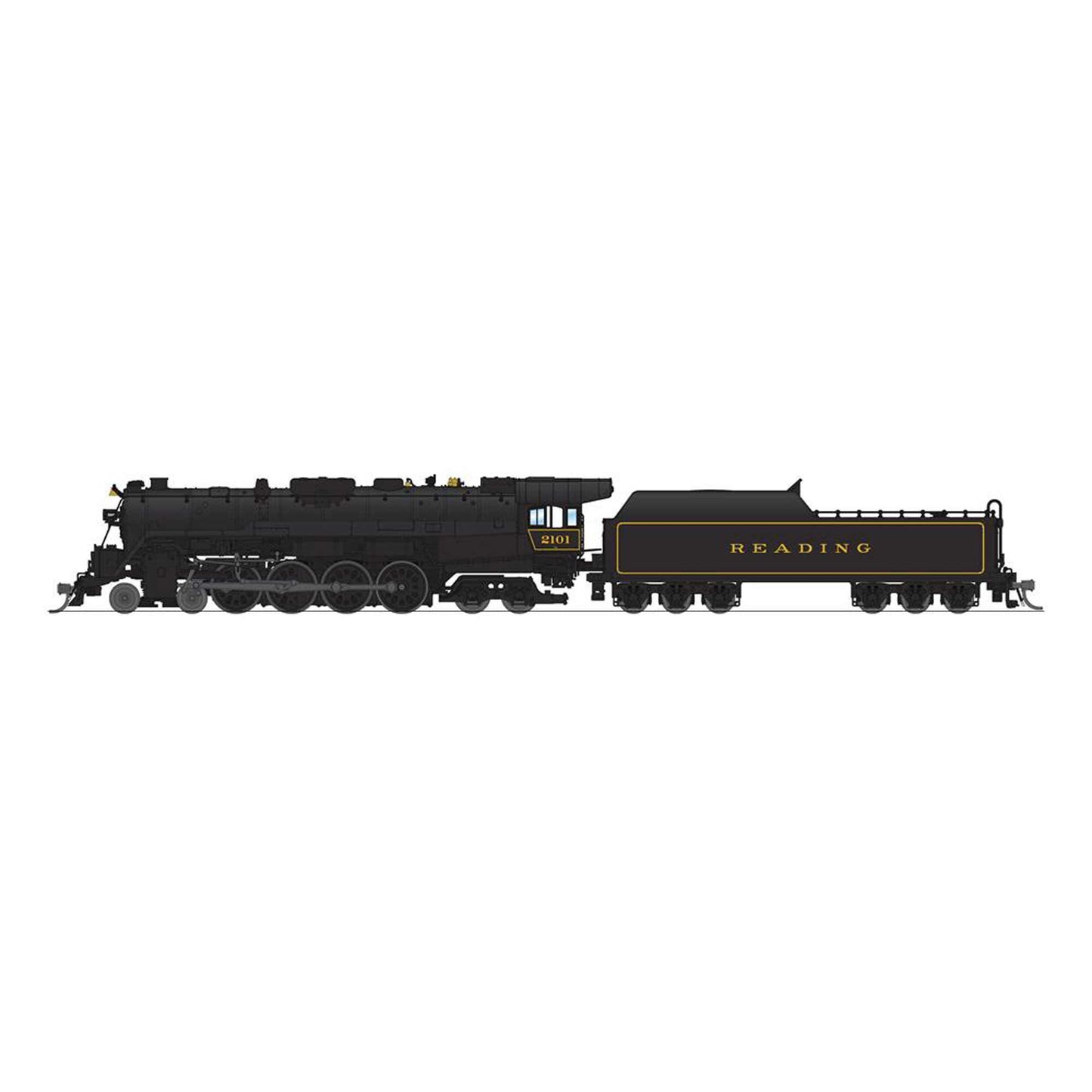 N 4-8-4 T1 Locomotive In Service Appearance Paragon 4 Reading (BLI7402)