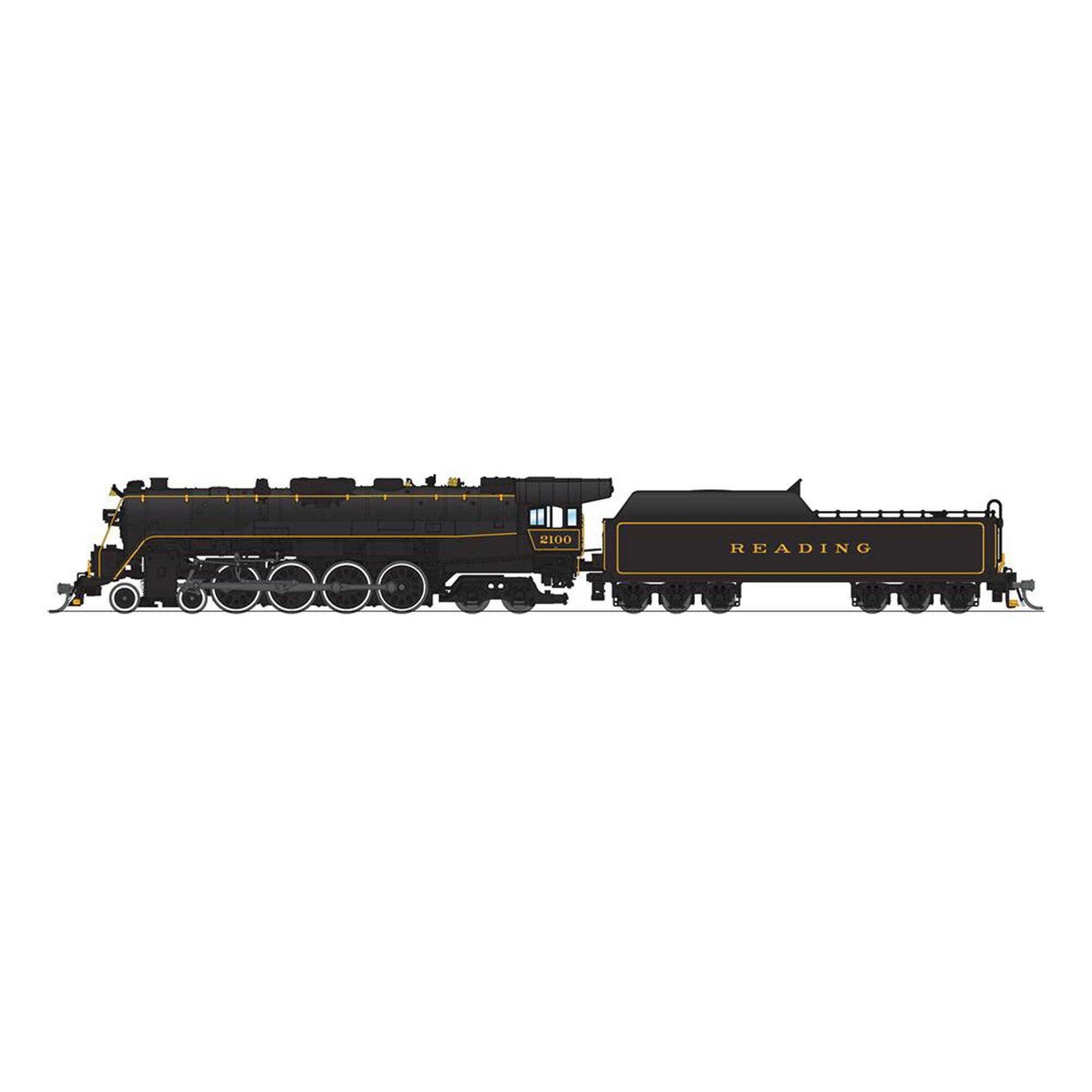 N 4-8-4 T1 Locomotive Iron Horse Paragon 4 Reading 2100 (BLI7403)