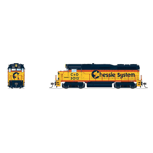 HO EMD GP30 Locomotive Chessie System C&O 3007 (BLI7566)