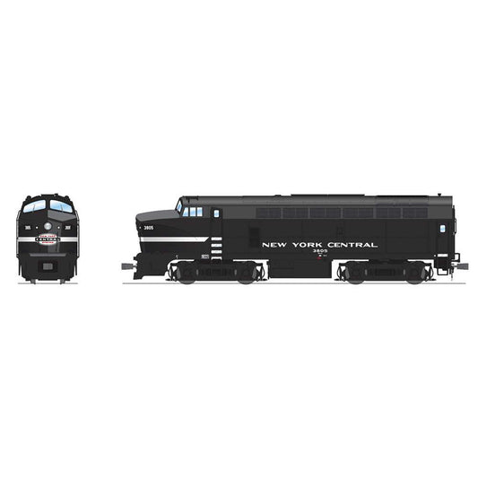 HO RF-16 Sharknose Locomotive A/B NYC 3805 3707 with Paragon4 Sound (BLI7696)