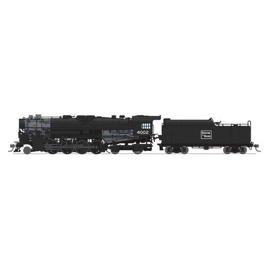 HO B&M 2-8-4 Berkshire T1a Steam Locomotive with 4-Axle Tender (BLI7795)