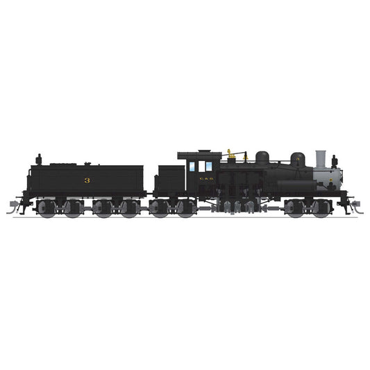 HO Class D 4 Truck Shay Locomotive C&O #8 with Paragon 4 Sound (BLI7812)