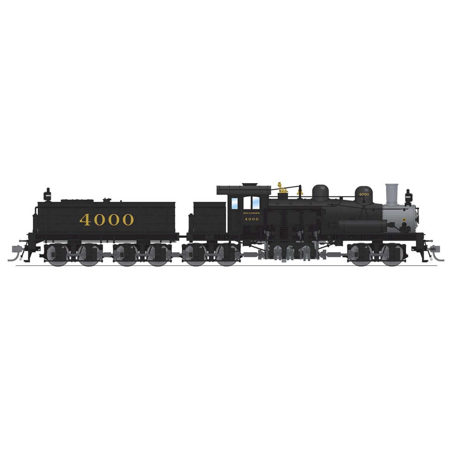 HO Class D 4 Truck Shay Locomotive SOU #4000 (BLI7814)