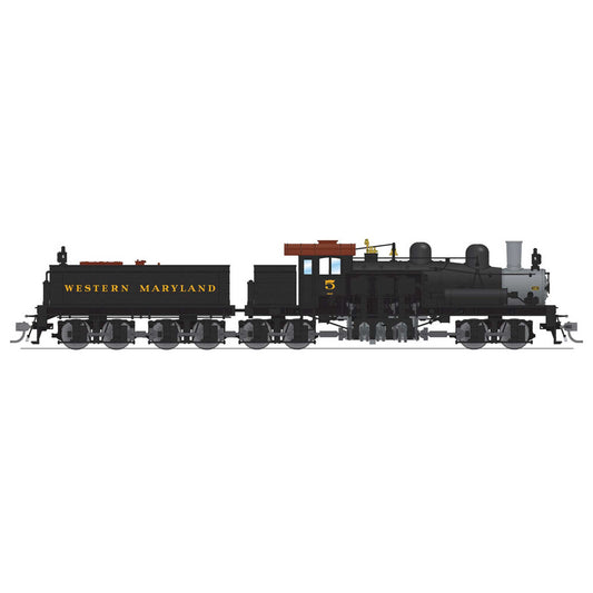 HO Class D 4 Truck Shay Locomotive WM #5 with Paragon 4 (BLI7818)