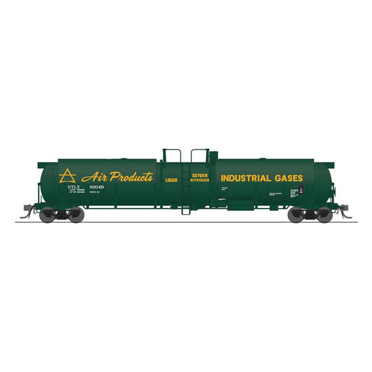 HO Cryogenic Tank Car for Liquid Oxygen and Nitrogen (BLI8031)