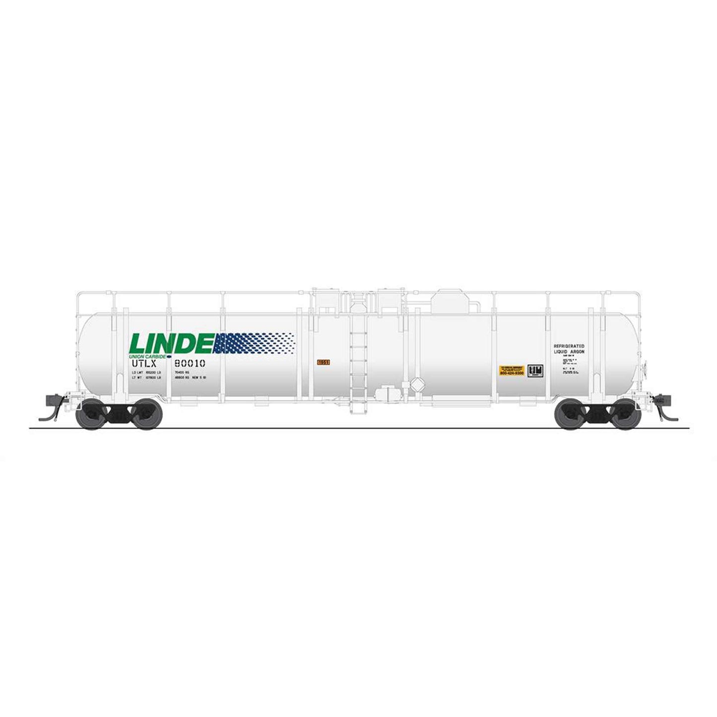 HO Cryogenic Tank Car, Linde Type A 2-Pack (BLI8035)