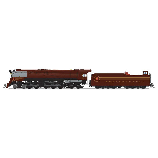HO PRR Q2 Duple 4-4-6-4 Locomotive #6195 Stealth Series (BLI8057)