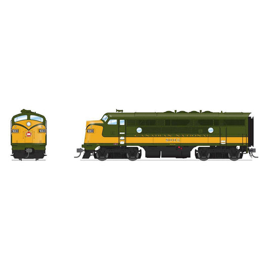 HO EMD F3A Locomotive CN 9005 Olive Green & Imt.Gold with Paragon4 (BLI8169)