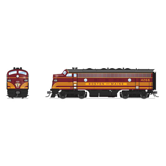HO EMD F7A Locomotive B&M 4266 with Paragon4 Sound (BLI8200)