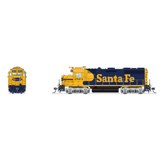 HO EMD GP35 Locomotive ATSF 2824 Blue Warbonnet (BLI8220)
