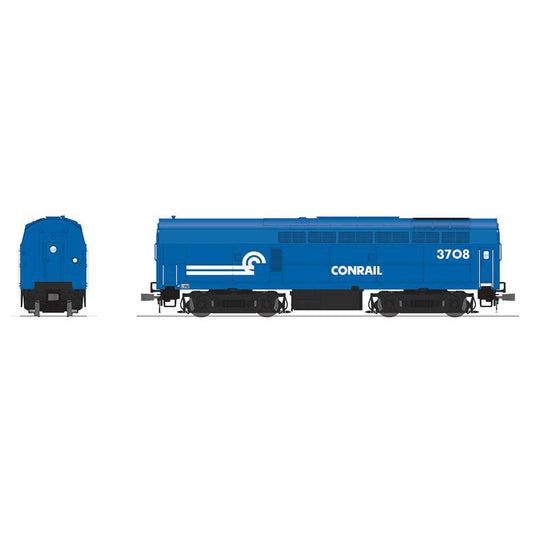 HO RF-16 Sharknose Locomotive B CR 3708 Conrail Blue (BLI8283)