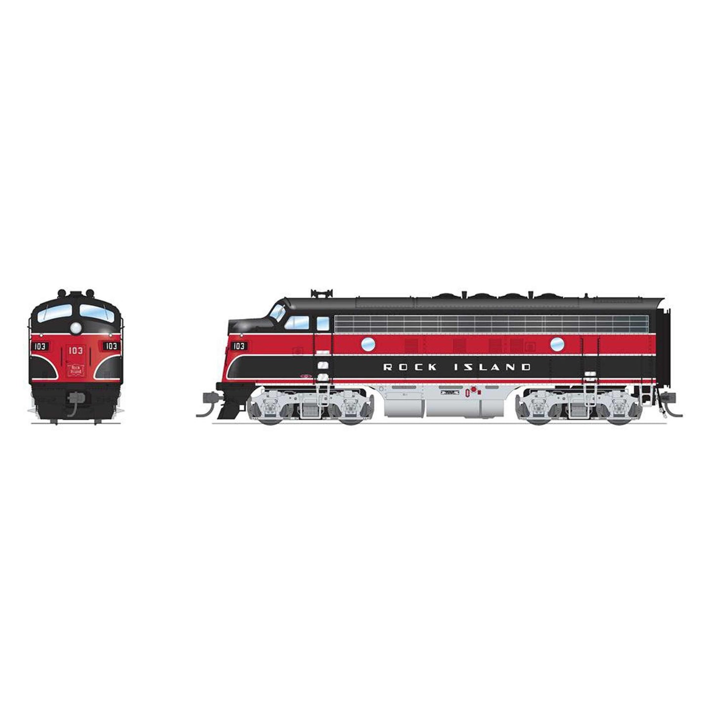 HO EMD F7A Locomotive CRIP 103 (BLI8304)