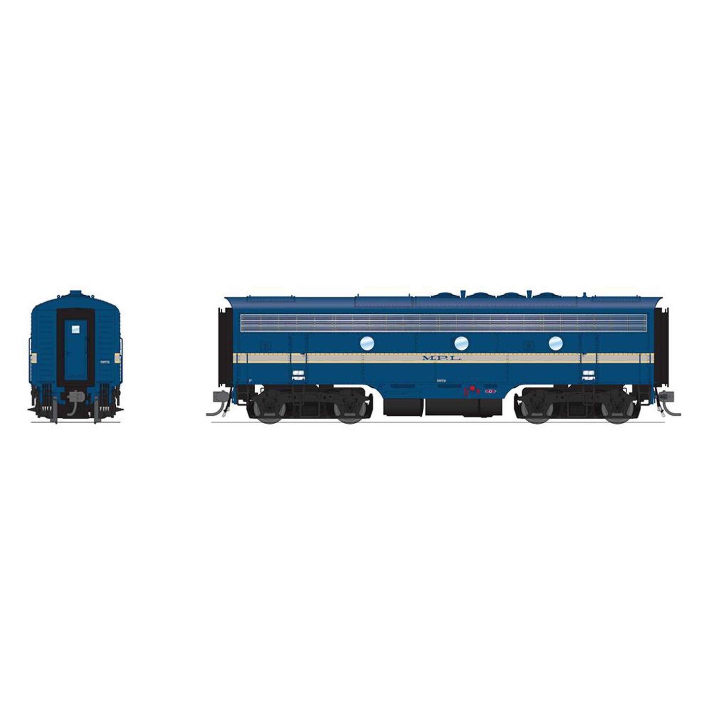 HO EMD F7B Locomotive MP 587B Eagle Scheme (BLI8311)