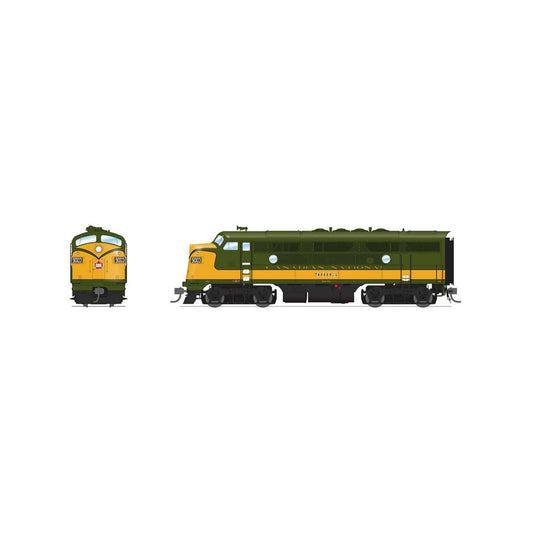HO EMD F3A Locomotive CN 9003 Olive Green & Imitation Gold (BLI8332)