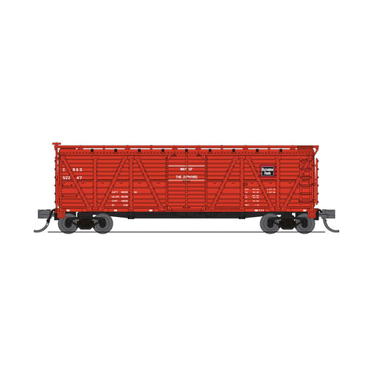 N 40' Wood Stock Car with Motion-Activated Sounds (BLI8458)