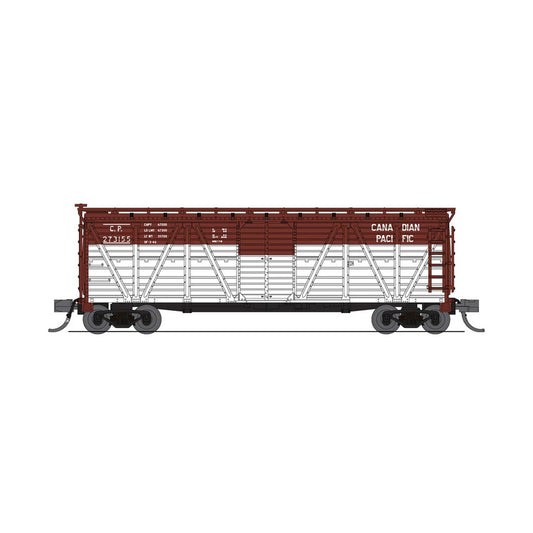 N 40' Wood Stock Car CP 273190 with Mule Sounds (BLI8460)