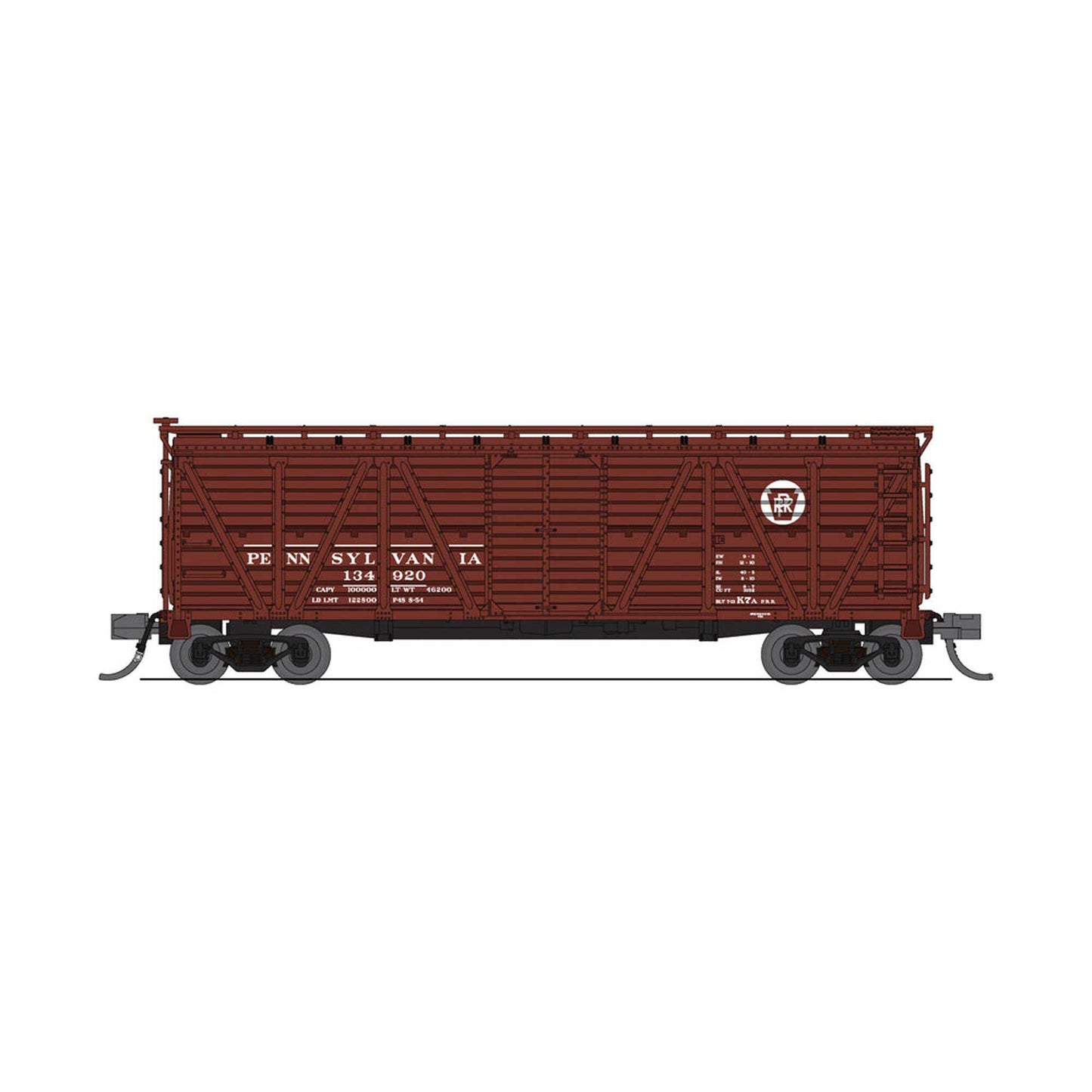 N K7 Wood Stock Car PRR 134942 with Sheep Sounds (BLI8469)