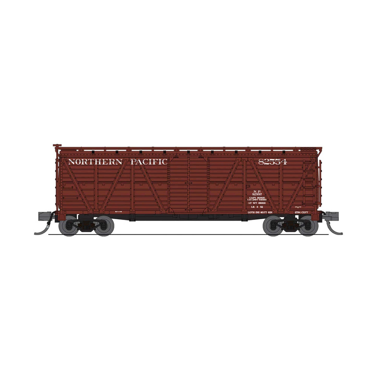 N 40' Wood Stock Car NP Stock Car (BLI8484)