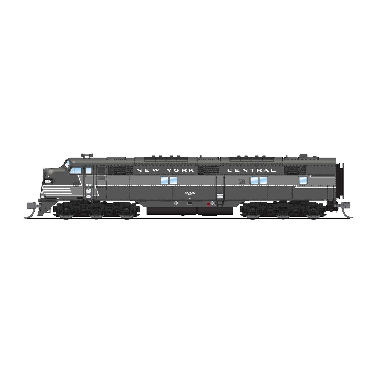 N EMD E7 A/B Locomotive NYC 4009/4104 with DCC and Sound (BLI8769)