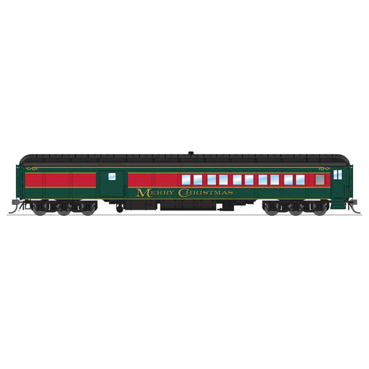 HO Scale Coach-Baggage Combine Christmas Holiday Scheme (BLI9120)