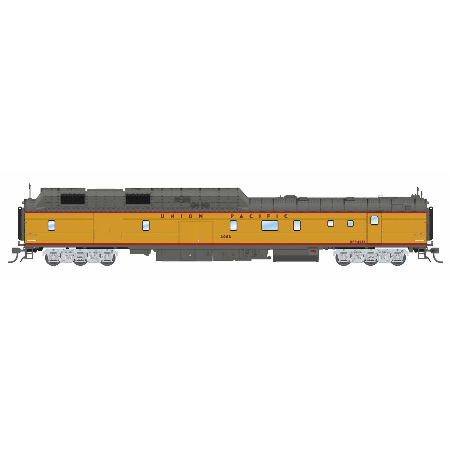 HO Union Pacific Power Car 2066 with Roof Antenna No-Sound (BLI9123)