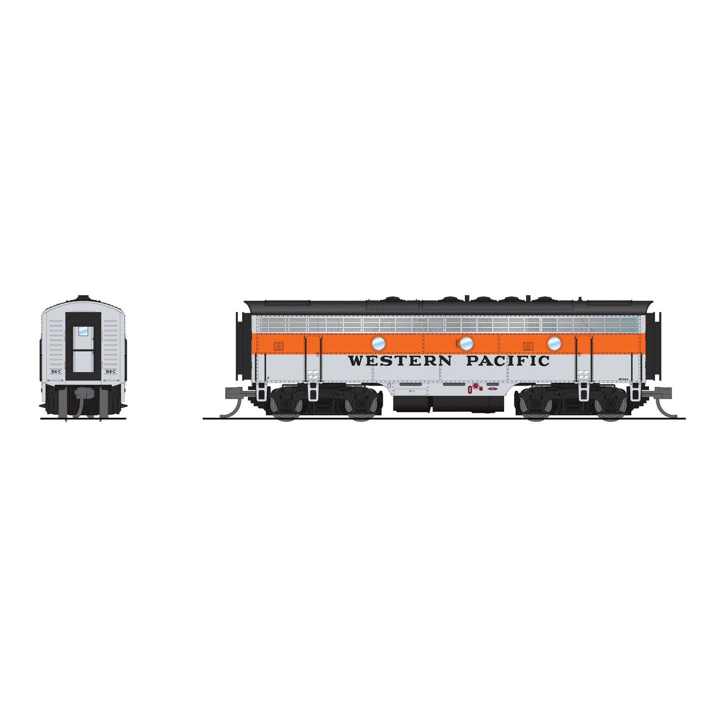 EMD F7B WP 916-C Freight Scheme Paragon4 Sound Locomotive (BLI9254)