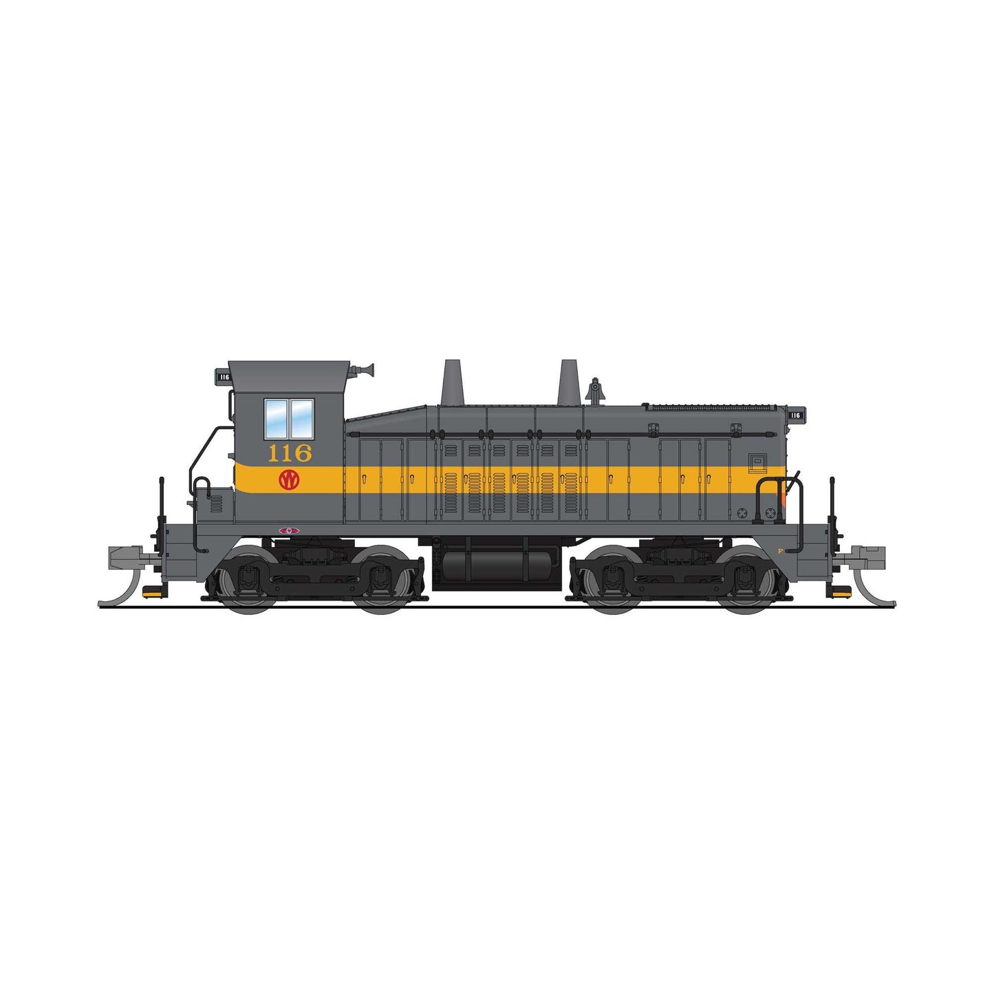 EMD NW2 Switcher NYO&W 116 DCC-Ready Diesel Locomotive (BLI9328)