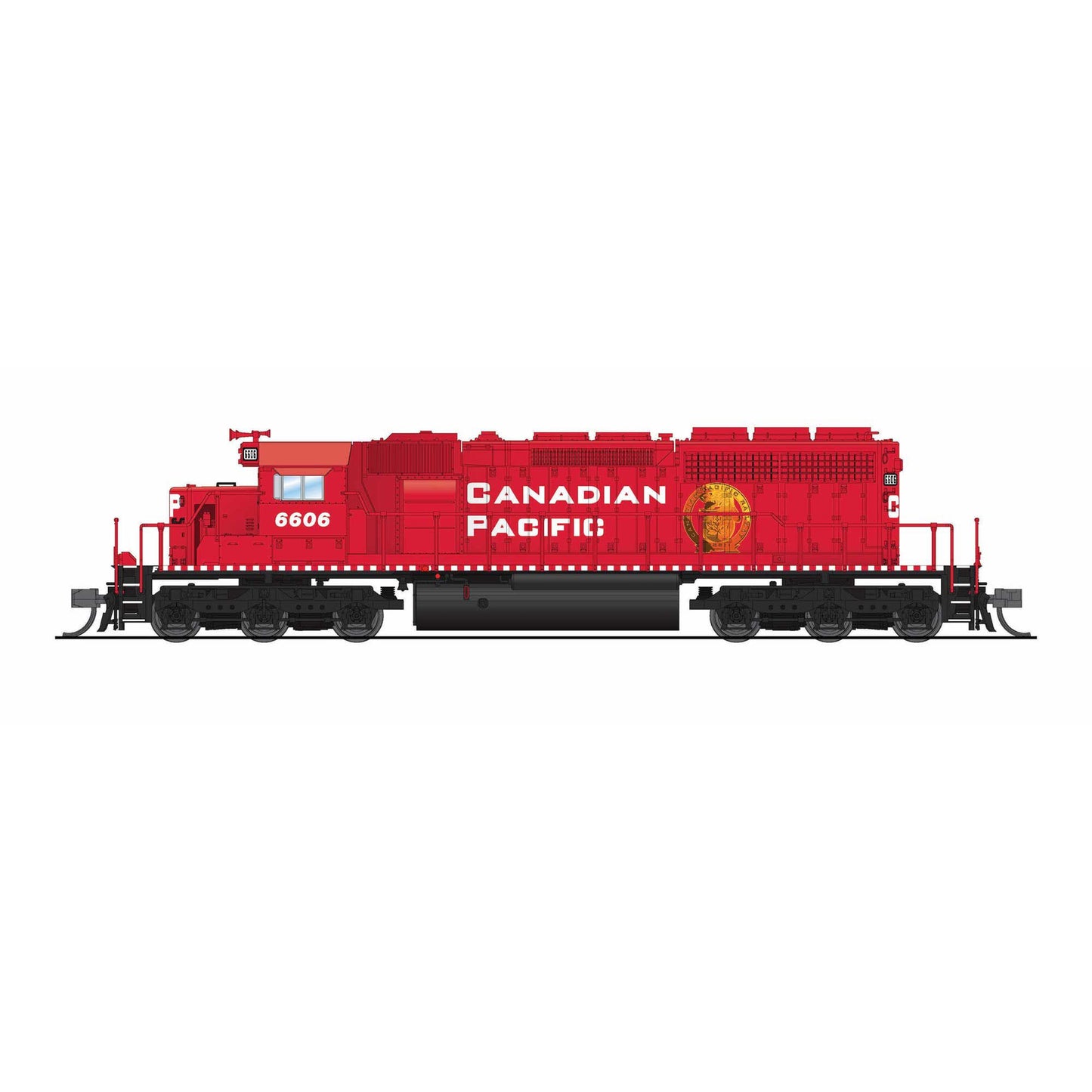 N EMD SD40-2 Canadian Pacific 6606 Golden Beaver Scheme with Paragon4 Sound (BLI9464)