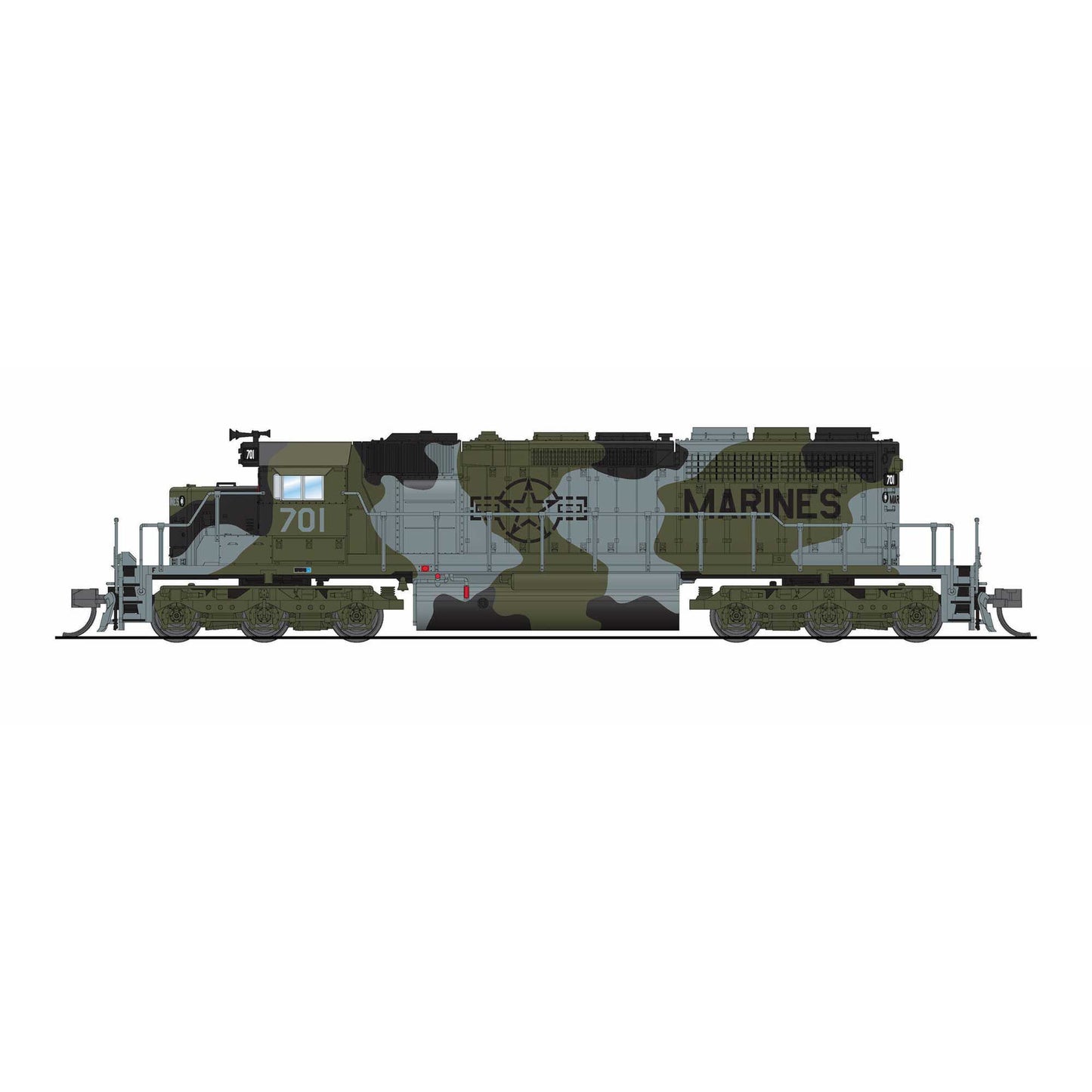 N EMD SD40-2 USMC Fantasy Scheme Paragon4 Sound DC DCC (BLI9475)