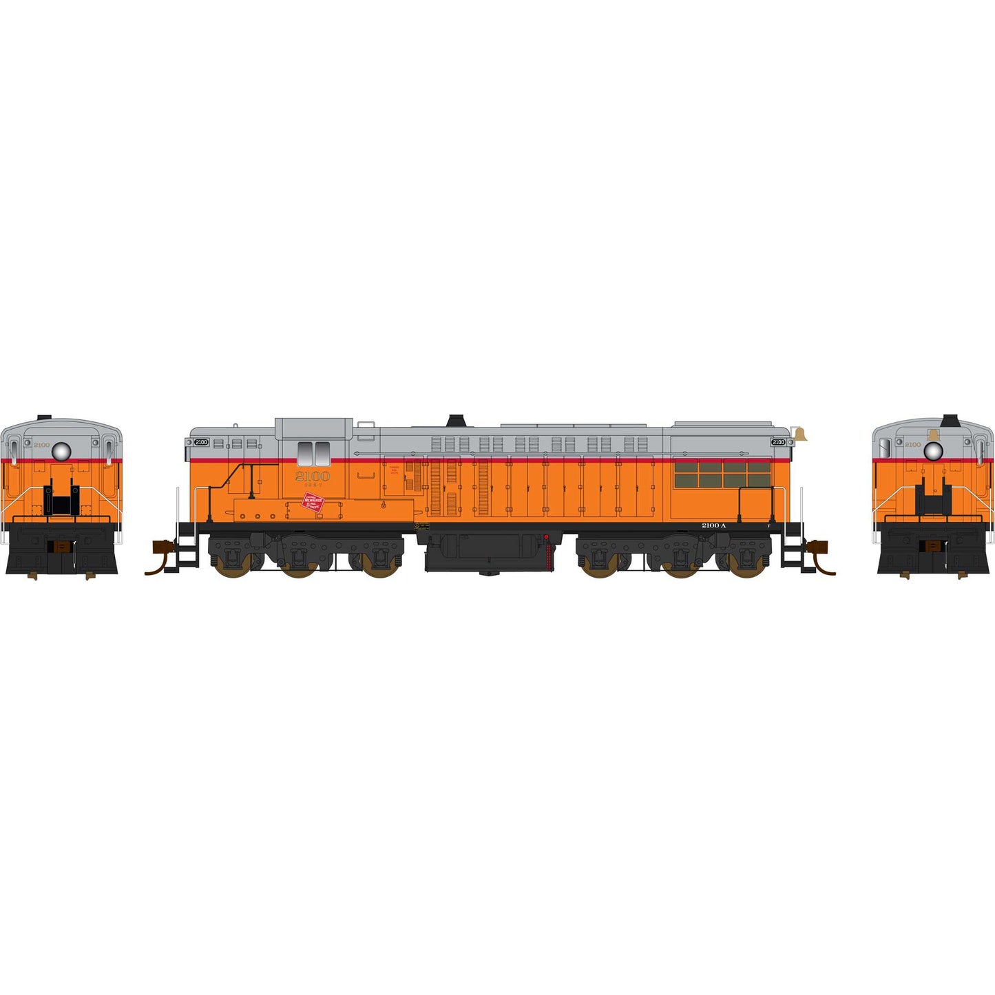 HO AS-616 MILW Loco #2100 (BOW25101)