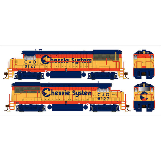 U25B Chessie C&O PH IIa #8127 Model Locomotive (BOW25137)