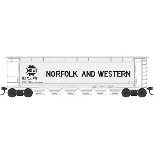 N Scale Cylindrical Hopper Norfolk & Western 71851 (BOW38152)