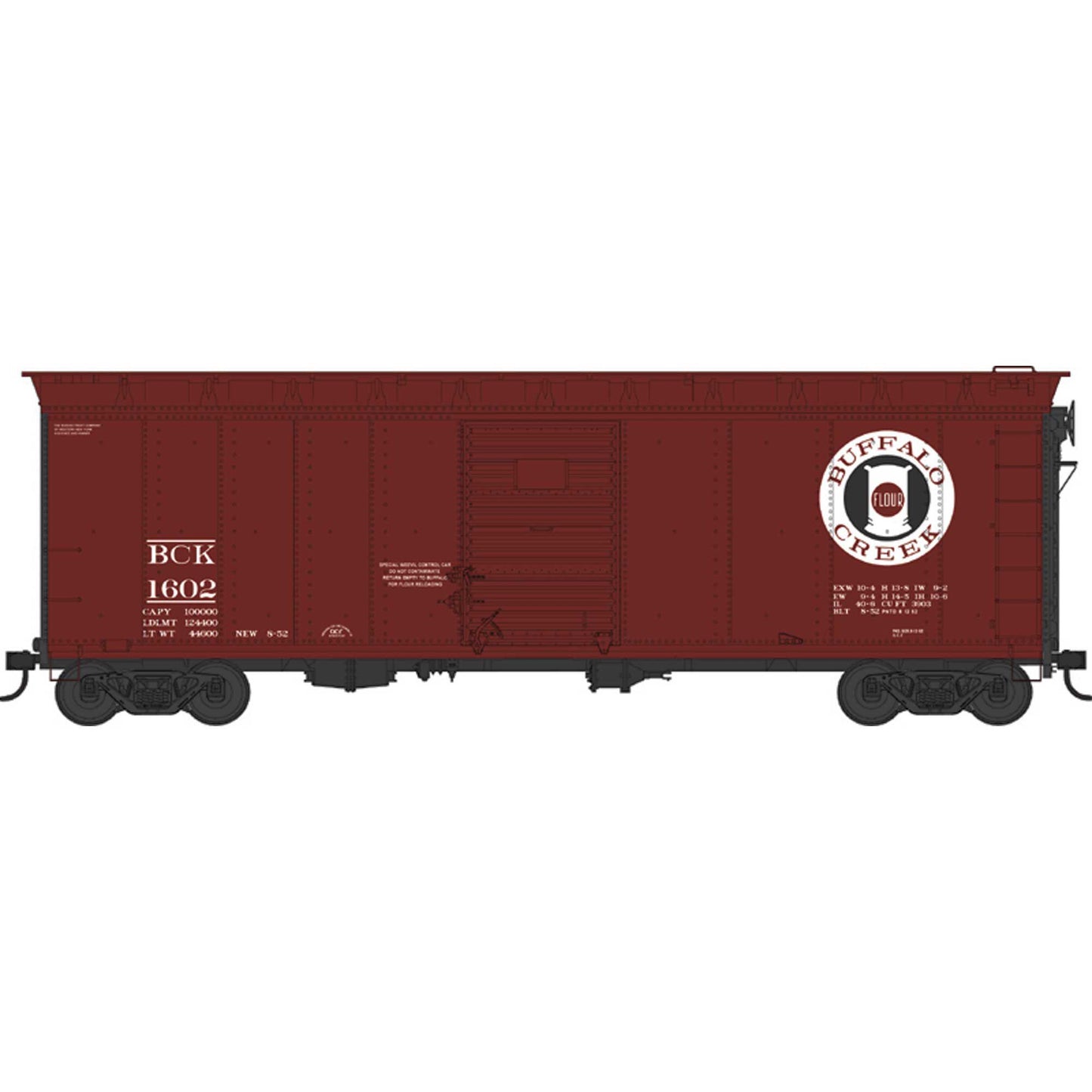 HO 40ft Boxcar Buffalo Creek #1693 (BOW43150)
