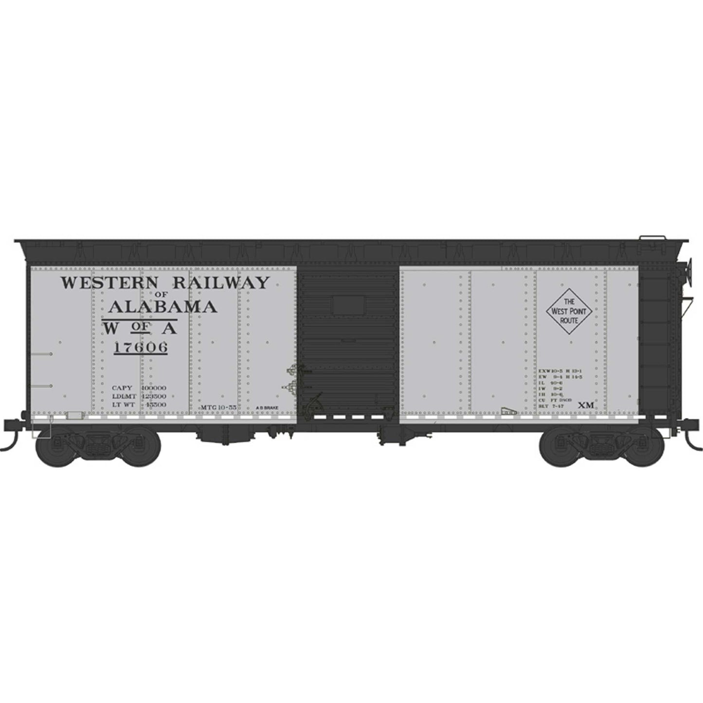 HO 40' Boxcar WA #17622 (BOW43179)