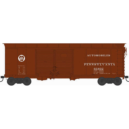 HO X31B 4-Door Road Flush Roof Box Prr Circle Key #61854 (BOW43317)