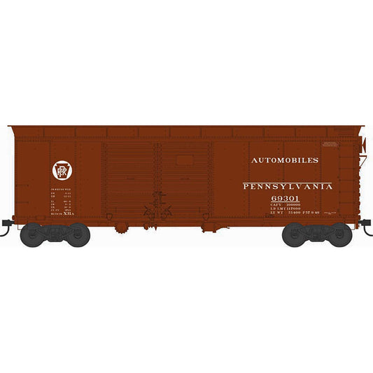 HO X31A 4-Door Road Inset Roof Box Freight Car (BOW43319)