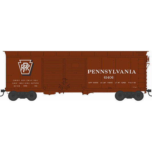HO X31B 4-Door Road Flush Roof Box for Model Trains (BOW43330)