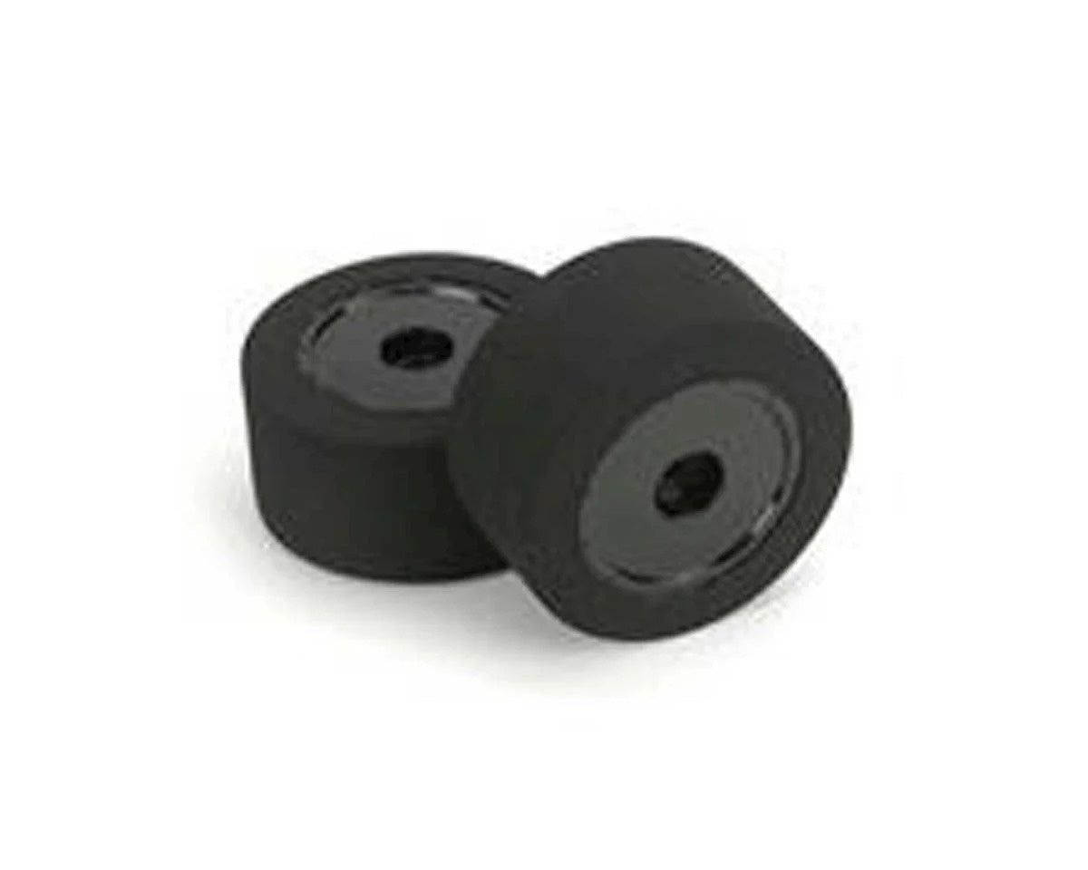 1/10 26mm Foam Touring Tires Mounted on Black Wheels (XX Orange) (BXRF2605B)