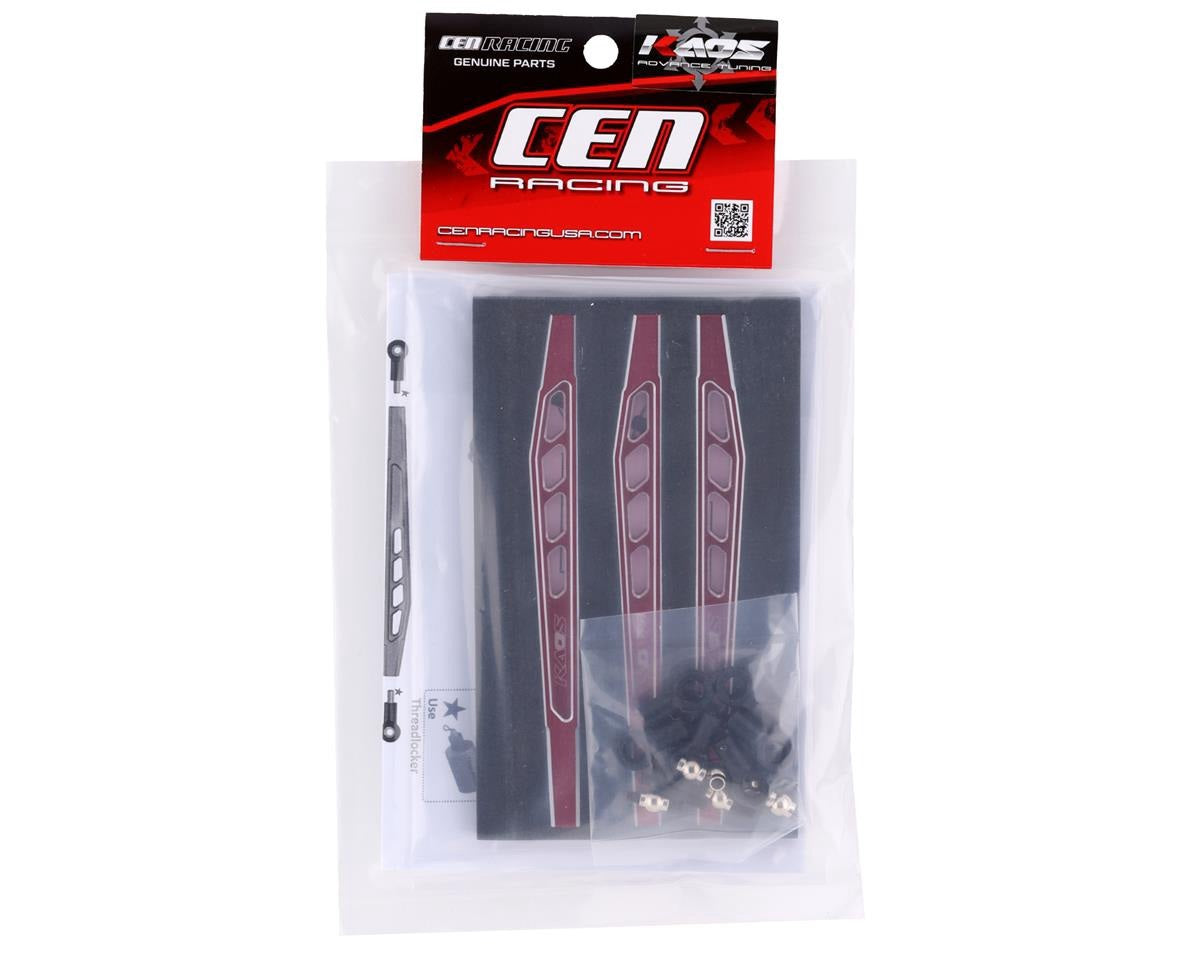 F450 117mm Aluminum Rear Upper and Lower Suspension Links (Red) (3) (CEGCKD0370)