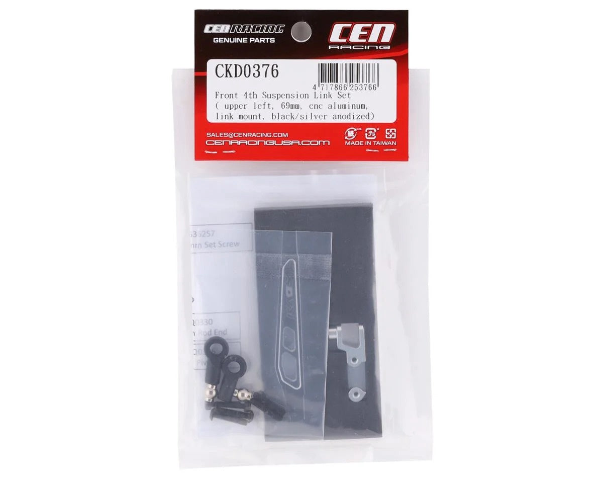 F450 69mm Aluminum Front Left 4th Suspension Link Set (Black) (CEGCKD0376)