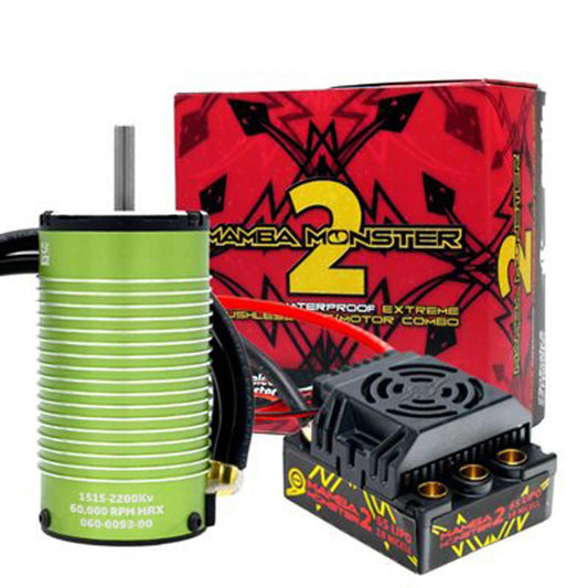 Monster 2 Waterproof ESC with 2200KV Sensored Motor Combo (CSE010010805)