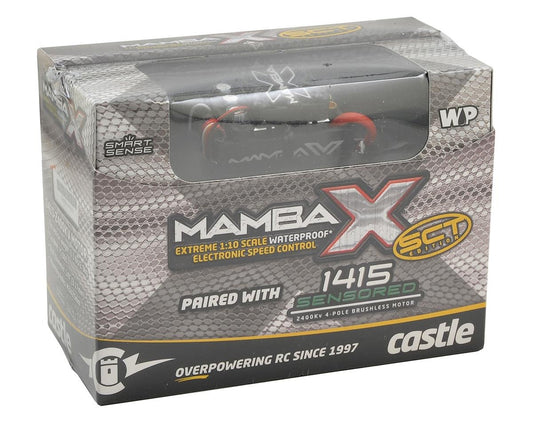 Mamba X SCT Waterproof ESC with 1415-2400Kv Sensored Brushless Motor Combo (CSE010016000)