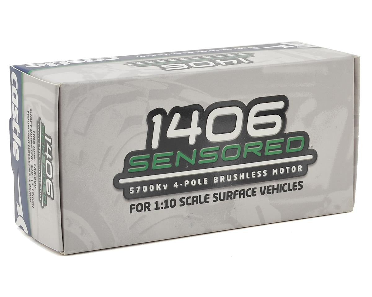 1/10 4-Pole Sensored Brushless Motor, 1406-5700Kv: CSE060005700